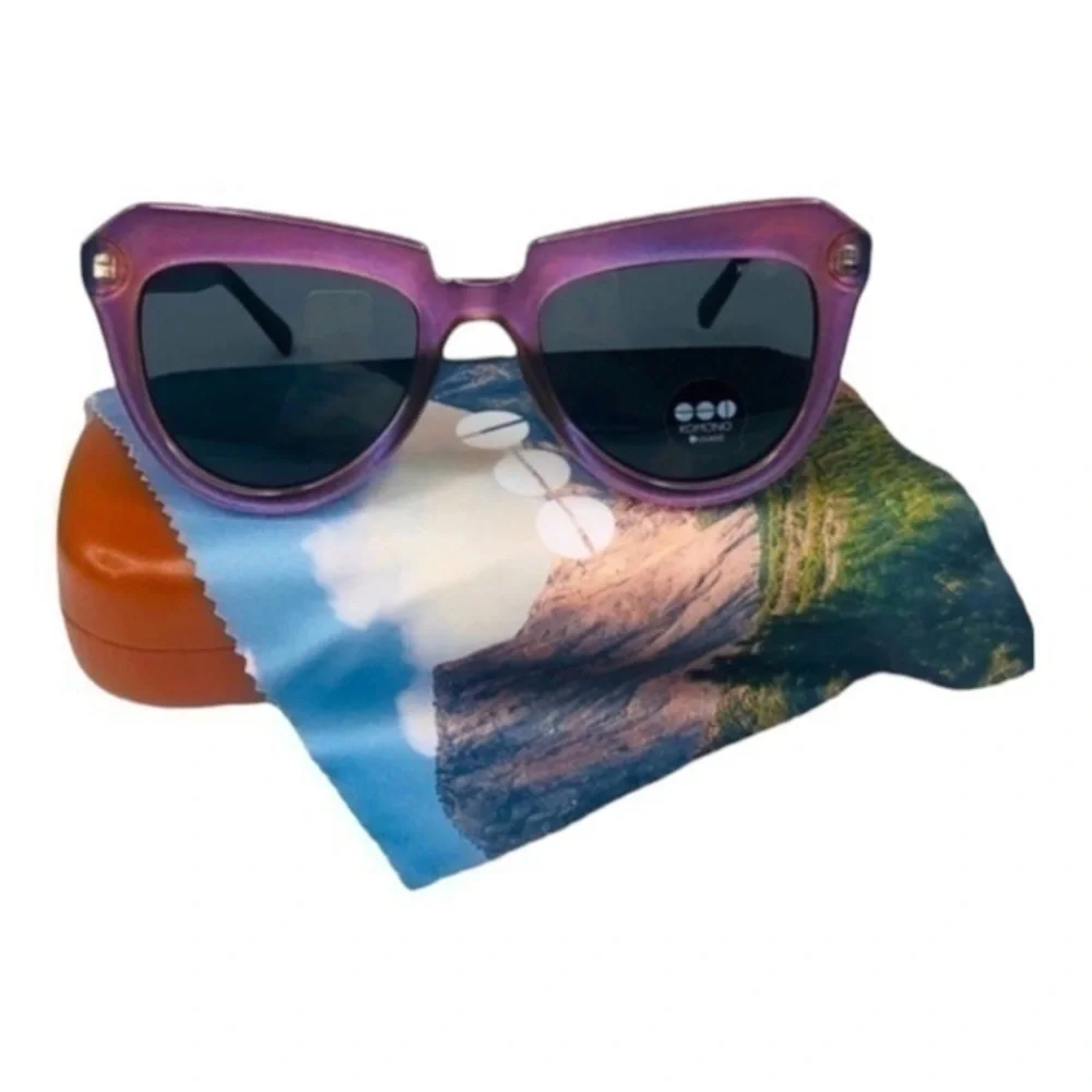 NEW Komono sunglasses Stella women's cateye purple haze